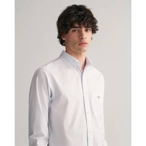 Gant Poplin Banker Shirt - Pale Blue 455