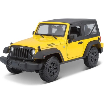 Maisto SP EDITION Кола 2014 Jeep Wrangler 1: 18 жълта