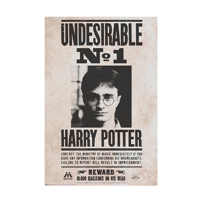 ABYstyle Plagát Harry Potter - Undesirable n°1