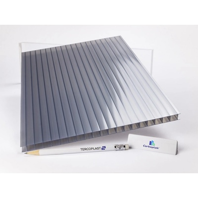 Carboplak Polykarbonátova deska komorová 10 mm 1000 x 1050 mm stříbrná 1 ks