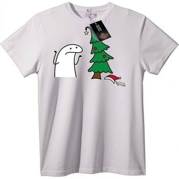 NOONEBRAND Тениска Коледен Нарвал - 5XL, Black