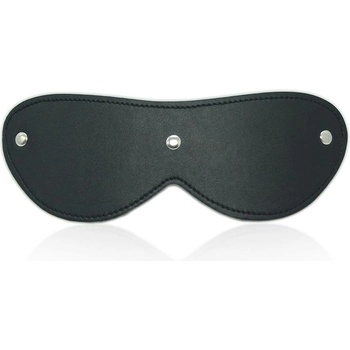 Image 1 of LateToBed BDSM Line Blindfold with 3 Rivets Black
