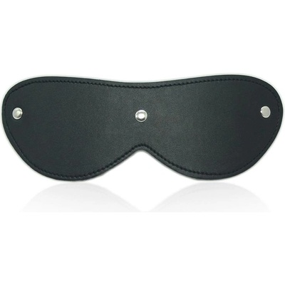 LateToBed BDSM Line Blindfold with 3 Rivets Black