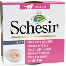 Krmivo pro kočky Schesir jelly kuře plátky & šunka 6 x 85 g