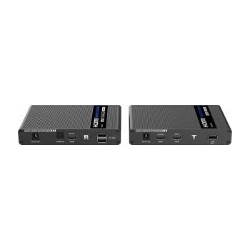PremiumCord HDMI 2.0 Ultra HD 4kx2k @60Hz preloader KVM up to 70m with USB transfer