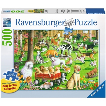 Ravensburger Пъзел Ravensburger от 500 XXL части - В парка (14870)