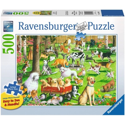 Ravensburger Пъзел Ravensburger от 500 XXL части - В парка (14870)