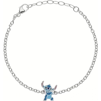 Disney Hravý strieborný náramok Stitch Lilo & Stitch BS00094SL-65.CS