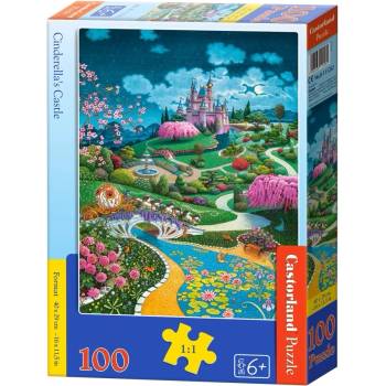 Castorland Пъзел Castorland от 100 части - Замъкът на Пепеляшка