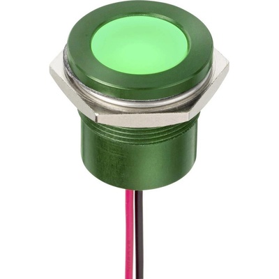 APEM Q22F5AGXXSG220E indikační LED zelená právě 230 V/AC 9.0 V