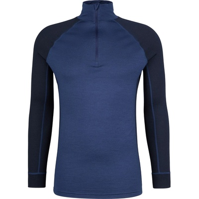Stoic Мъжко мериносово термобельо Stoic Merino240 BengtSt. Half Zip Merino base layer - Dark Navy / Navy Blue (015-2085-0513)