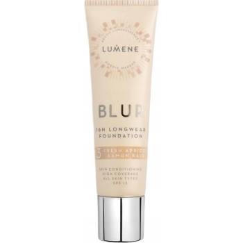 Lumene Nordic Makeup Blur dlouhotrvající make-up SPF15 3 Fresh Apricot 30 ml