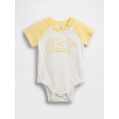 GAP Baby body s logem Žlutá
