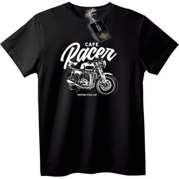 NOONEBRAND Тениска Cafe Racer Мотор - M, White