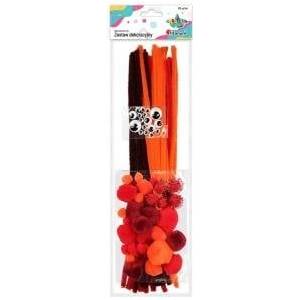 TITANUM Set of wires, pompons, wrinkled eyelets 80pcs