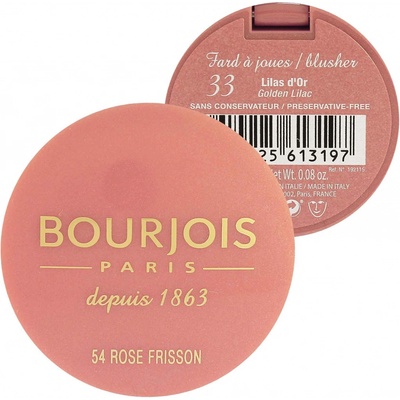 Bourjois Paris Little Round Pot Blush jemná a lehká lícenka 54 Rose Frisson 2,5 g