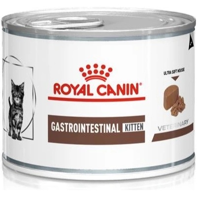 Royal Canin Gastro intestinal kitten ultra soft mousse wet food for kittens 195 g