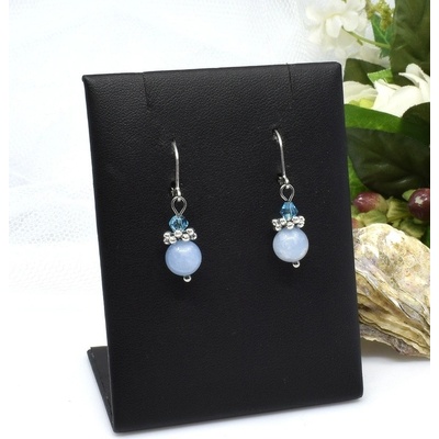 Mijabijoux náušnice z akvamarínu MB00381