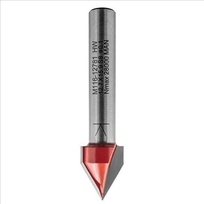 IGM M116-12781 - Popisová fréza HM na V držáku pr. 12,7x15,9mm, 60° stopka 8 mm