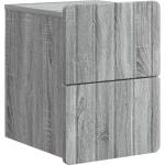vidaXL Спален шкаф с монтаж на стена Сива сонома 33 x 34, 5 x 43 см (898307)