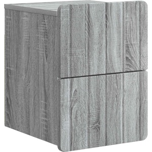 vidaXL Спален шкаф с монтаж на стена Сива сонома 33 x 34, 5 x 43 см (898307)