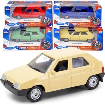 Welly Škoda Favorit Modrá tmavá 1:34