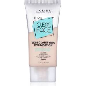 LAMEL OhMy Clear Face високо покривен фон дьо тен за проблемна и мазна кожа цвят 402 40ml