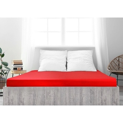 4Home jersey prestieradlo Ideál červená 140x200