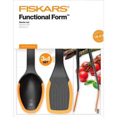 Fiskars Startovací set lžíce lopatka a kleště FUNCTIONAL FORM