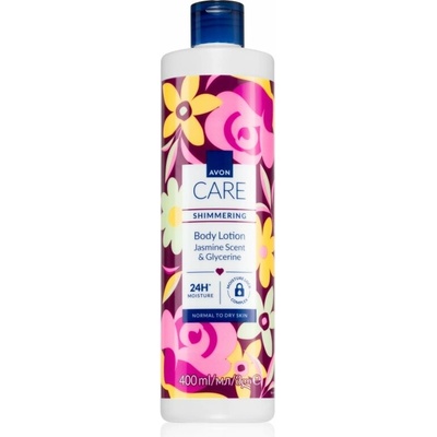 Avon Care Jasmine Scent & Glycerine trblietavé mlieko pre normálnu a suchú pokožku 400 ml