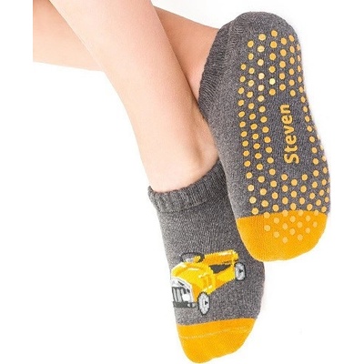 Detské protišmykové ťapky Formula šedá