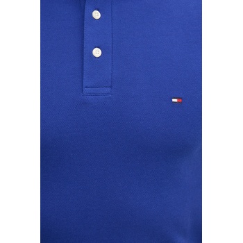 Tommy Hilfiger Тениска с яка Tommy Hilfiger в синьо с апликация MW0MW38458 (MW0MW38458)