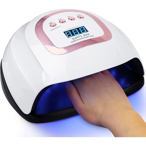  Професионална UV/LED лампа за маникюр Sun T5 Max 220W с 57 LED диоди и 4 таймера (SunT5Max)