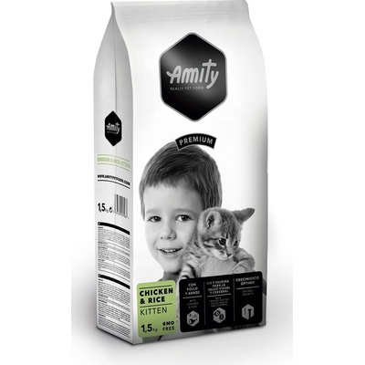 Amity Premium Kitten chicken rice 1,5 kg