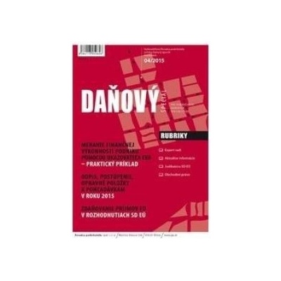 Daňový špeciál 4/2015