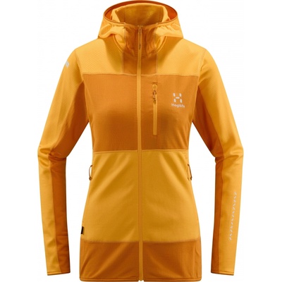 Haglöfs W mikina L.I.M Mid Fast Hood dámská žlutá