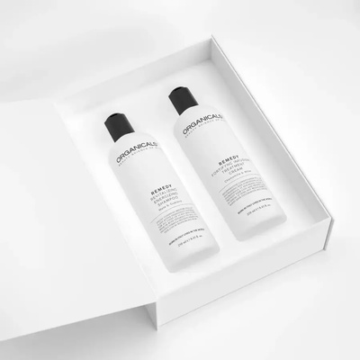 Комплект за Стимулиране на Растежа и Укрепване на Коса Organicals Remedy Revitalizing Energizing Shampoo + Fortifying Infusion Treatment Cream 2×250мл