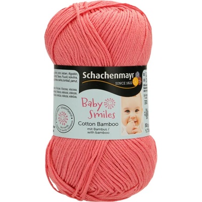 Schachenmayr Baby Smiles Cotton Bamboo 01037 Coral Плетива прежда (9807370-01037-SCHACHENMAYR)