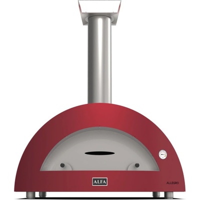 Alfa Forni Moderno 5 Pizze Wood red