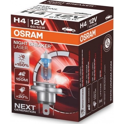 Osram Night Breaker Laser H4 P43T 12V 60W 64193NL