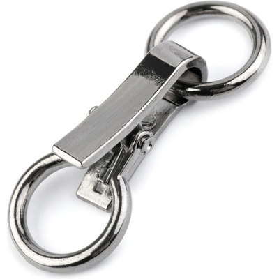 Ozdobné zapínání 21x60 mm Varianta: 2 nikl černý, Balení: 1 pár 37824/64522/167228