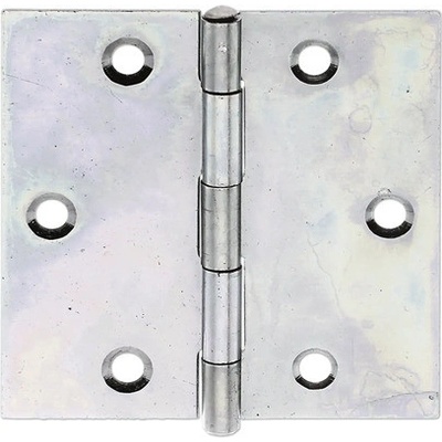 Záves so zanitovaným mosadzným čapom, 64x62 mm, galvanicky pozinkovaný