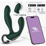 INTOYOU App Series Prostate Massager with Finger Wiggling & App Green