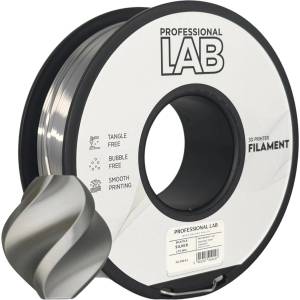 Professional Lab FG-P90-E1, 3D филамент, PLA Silk, 1, 75mm, 1000g, Сребрист (Silver) (FG-P90-E1)