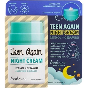 Look At Me Teen Again Нощен крем за лице с ретинол и серамиди, 50 ml