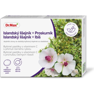 Dr. Max Islandský lišejník a proskurník bylinné pastilky 30 pastilek