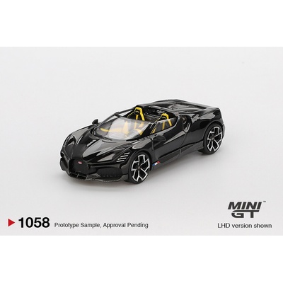 MINI GT Bugatti W16 Mistral Black 1:64