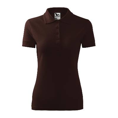 Malfini pique polo 210 / Дамска поло тениска - кафе xs (2102712)