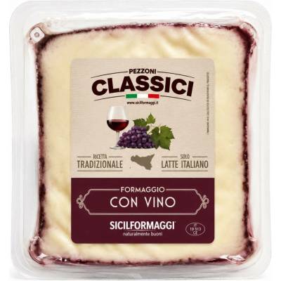 Sicilformaggi sýr s vínem ovčí/kravský 180 g