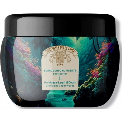 Compagnia Delle Indie 11 Orchidea a cédrové drevo parfumované vyživujúce telové maslo 250 ml
